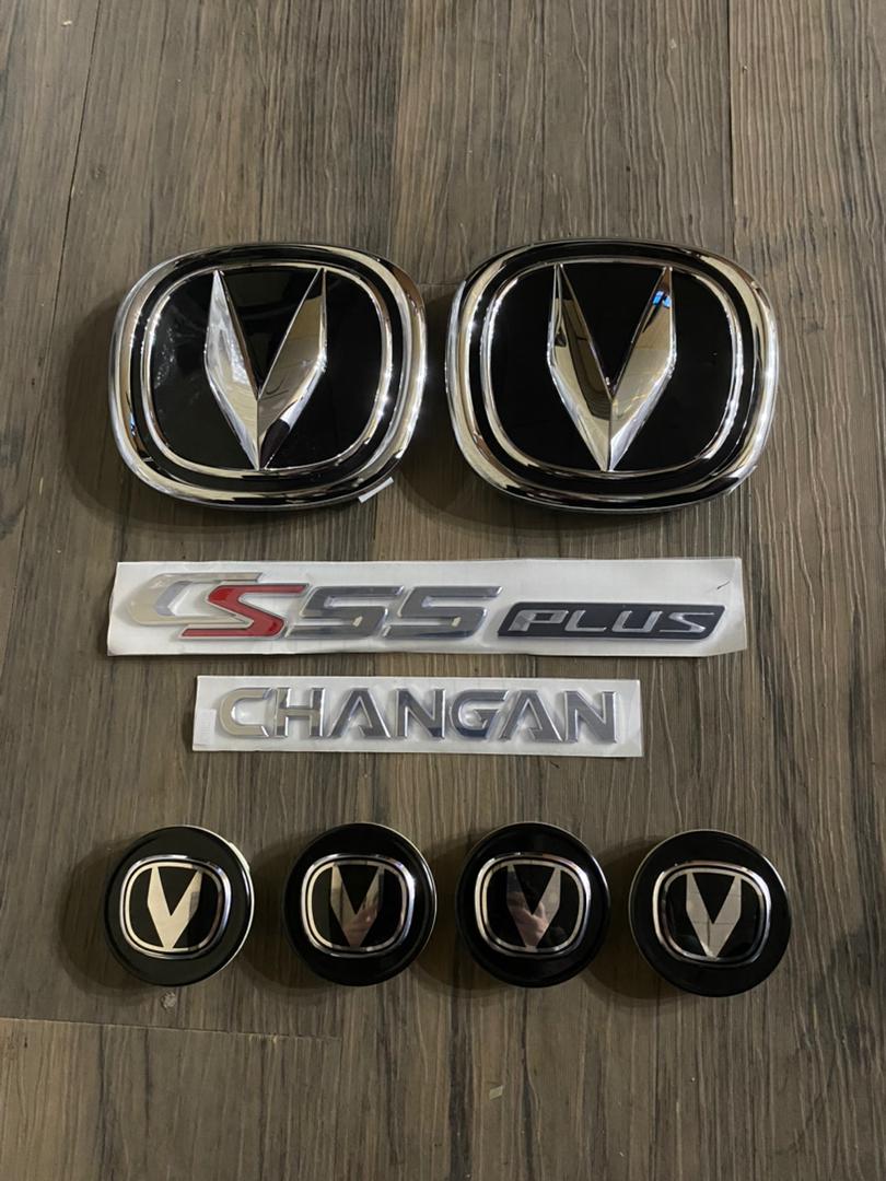 آرم و لوگو و کاپ رینگ چانگان cs55 دست کامل