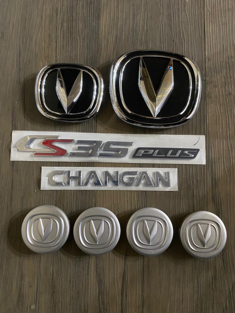 آرم و لوگو و کاپ رینگ چانگان cs35 پلاس دست کامل